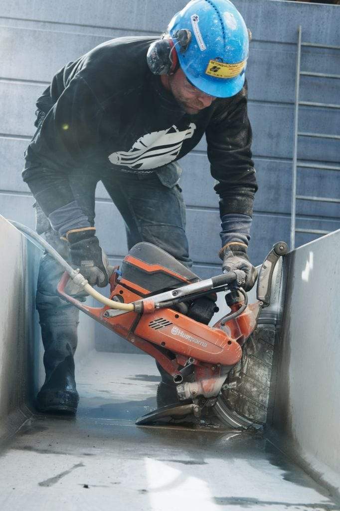 K970 III 17" Ring Saw Husqvarna Gas Deep Cutting Power Cutter