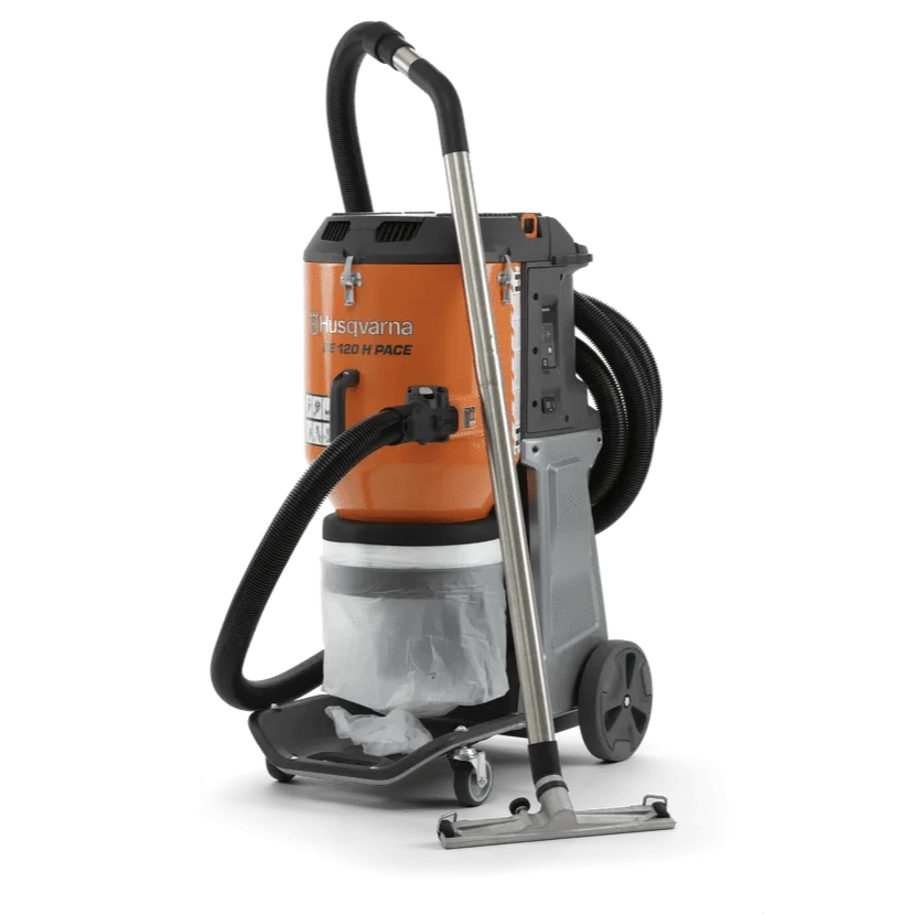 DE120 PACE Husqvarna Battery Hepa Dust Extractor Vacuum