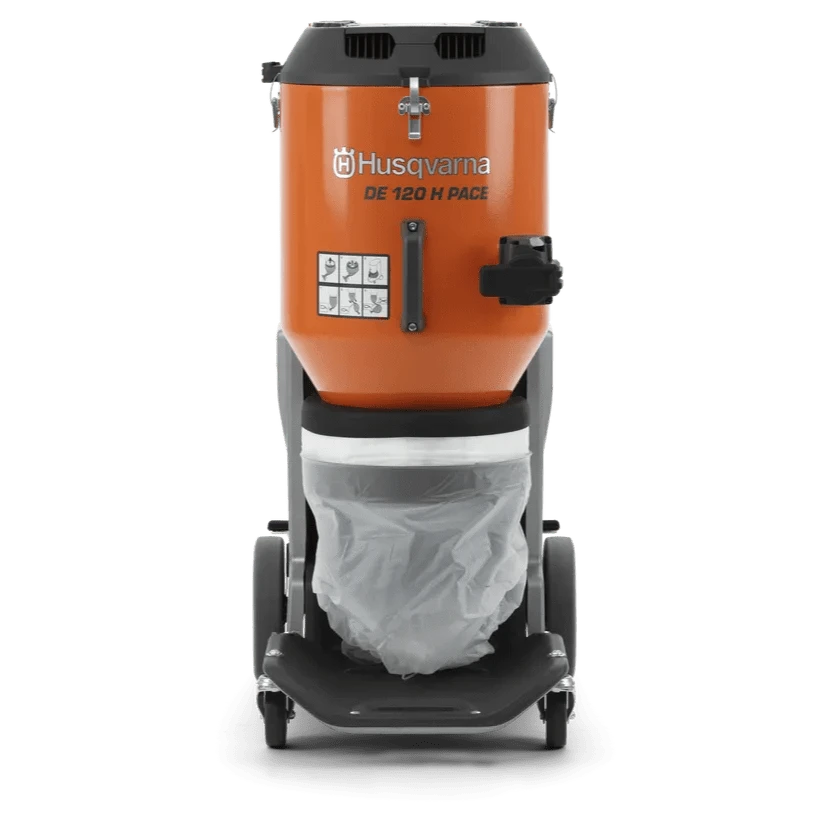 DE120 PACE Husqvarna Battery Hepa Dust Extractor Vacuum