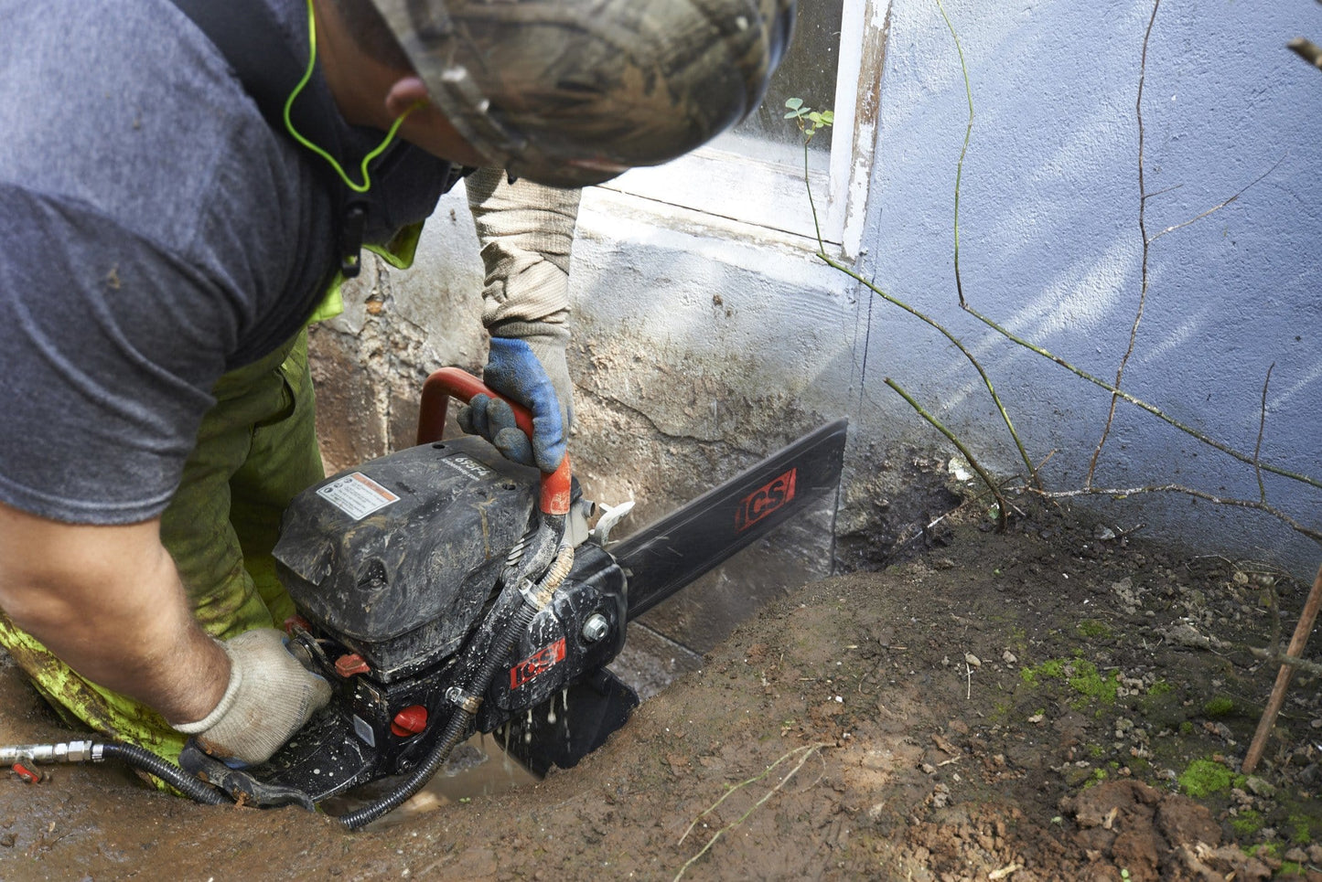 ICS 695F4 Powerhead Gas Concrete Chainsaw