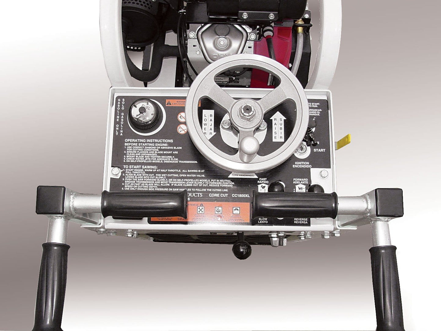 CC1800XL Hydraulic Self Propelled Core Cut Walk Behind Saw