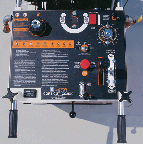CC2500 Gas Self Propelled Core Cut Walk Behind Saw