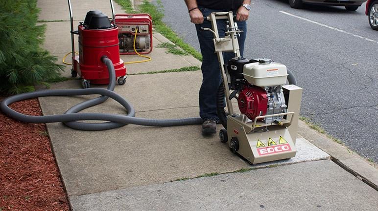 Edco CPM8 Dual-Fuel Propane/Gas Walk Behind Scarifier with A201 Startup Pack