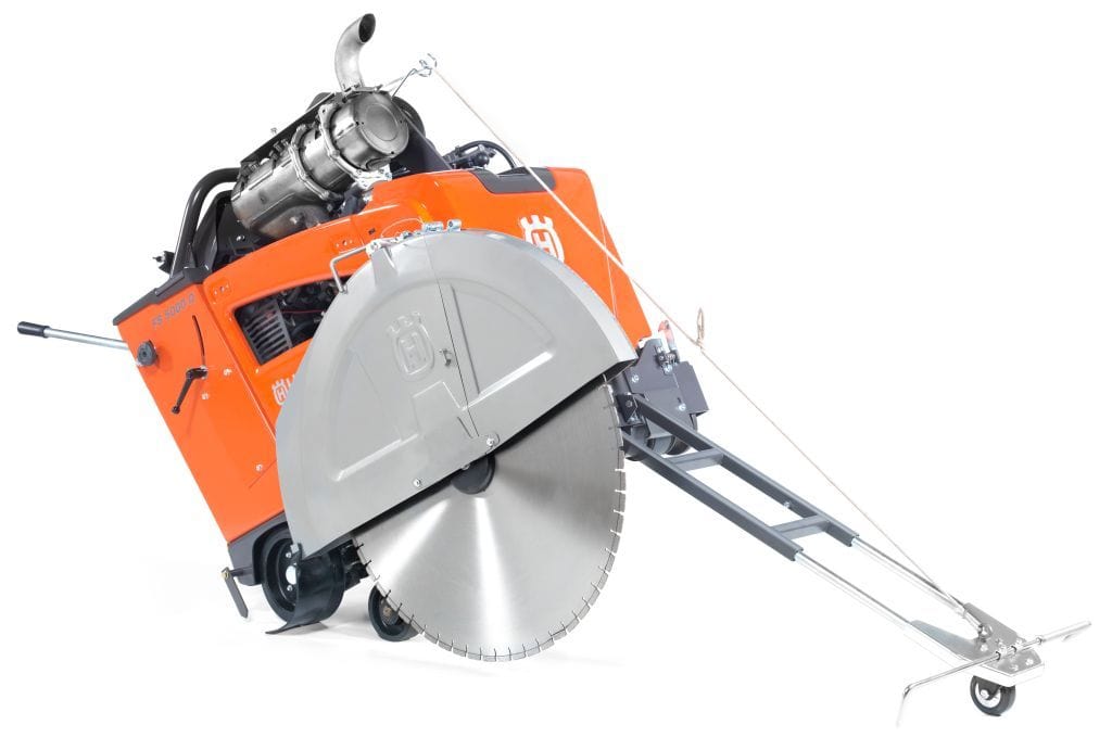 FS5000D Husqvarna 3-Speed Diesel Concrete Saw