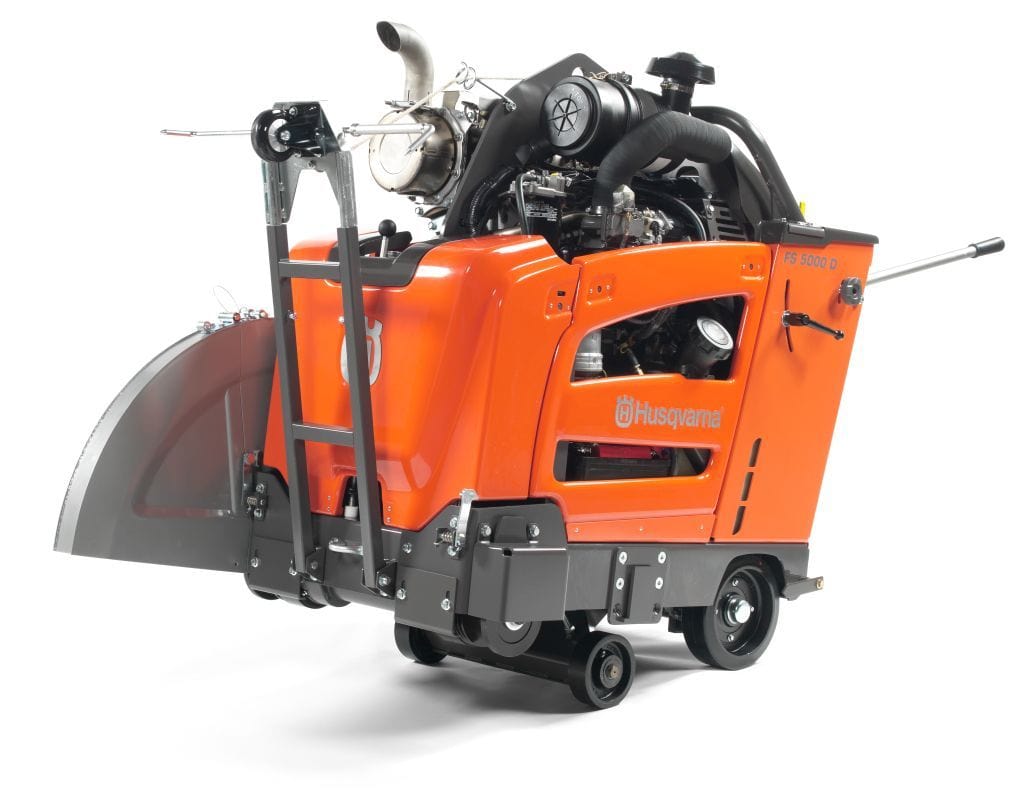 FS5000D Husqvarna 3-Speed Diesel Concrete Saw