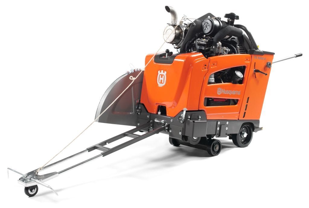 FS5000D Husqvarna 3-Speed Diesel Concrete Saw