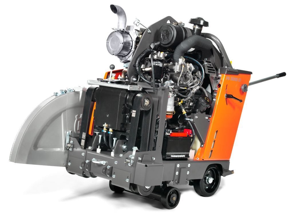 FS5000D Husqvarna 3-Speed Diesel Concrete Saw