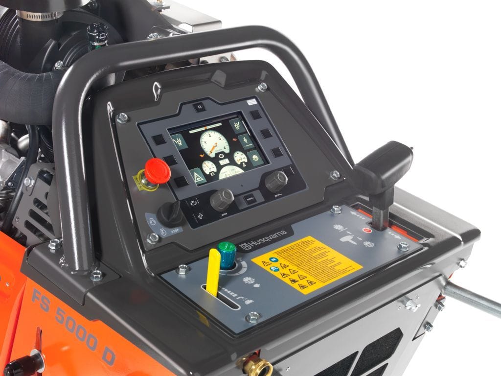 FS5000D Husqvarna 3-Speed Diesel Concrete Saw