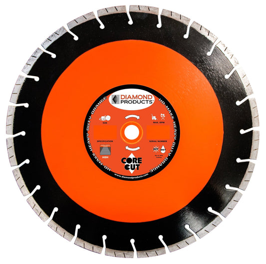Heavy Duty Orange MAXX High Speed Diamond Blade for Hard Reinforced Concrete