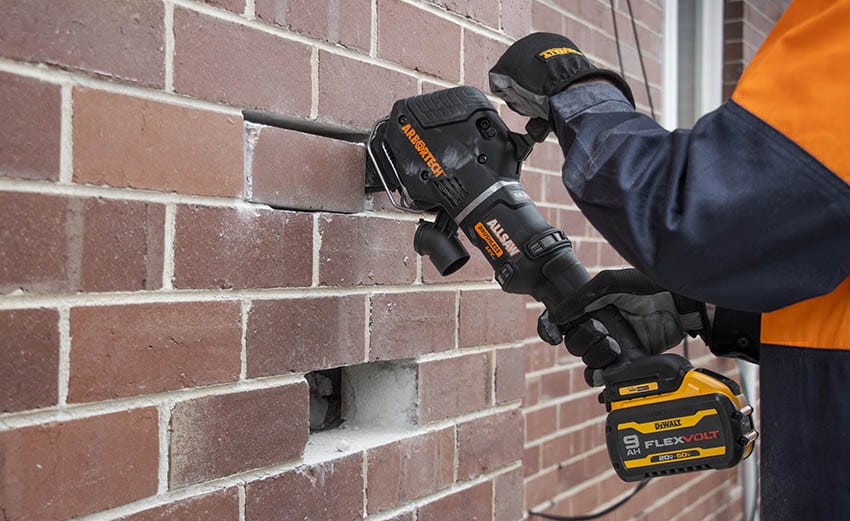 ALLSAW BA200X Arbortech Cordless Brick and Mortar Saw Powered by Dewalt Battery