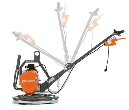 Husqvarna BG 245 Walk-Behind Edger Trowel - Front View