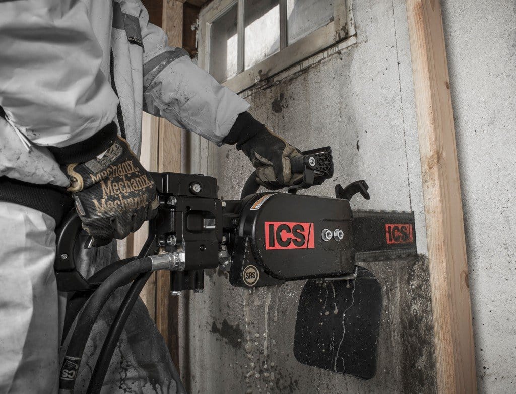 ICS 890F4 Powerhead Hydraulic Concrete Chainsaw