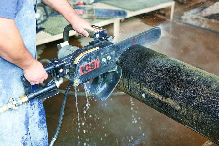 ICS 701-A Powerhead Pneumatic Concrete Chainsaw