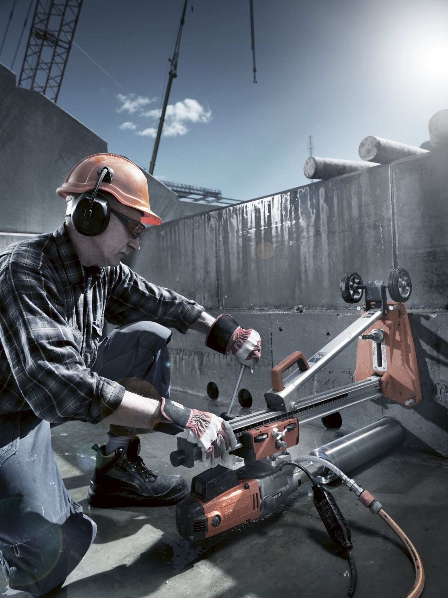 Husqvarna DMS240 Core Drill Rig
