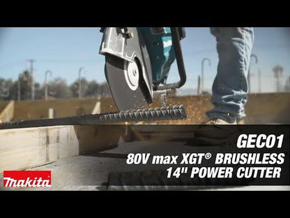 Makita 80V Max (40V Max x2) XGT Brushless 14" Battery Power Cutter